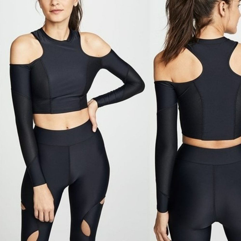 Hana Cold Shoulder Tactical Long Sleeve Top